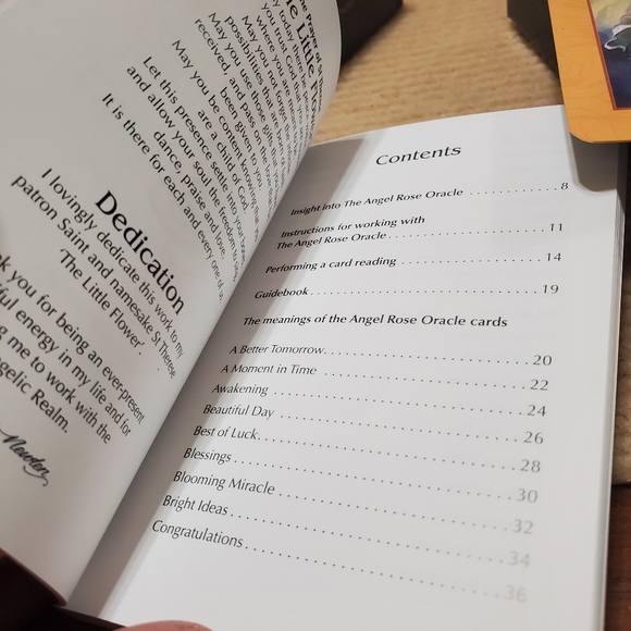 Angel Rose Oracle by Michelle Newten, The Aussie Angel Lady 44 Cards with Book - Picture 6 of 9